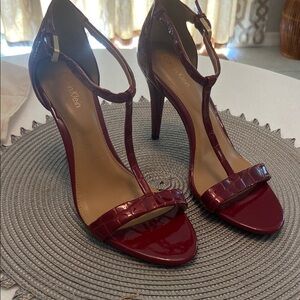 Calvin Klein Red High Heeled Sandals